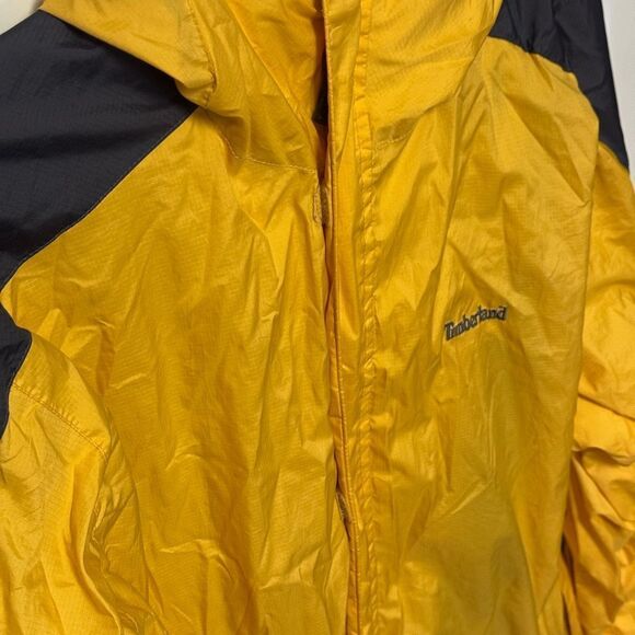 Timberland Yellow and Black Windbreaker Jacket - Picture 2 of 8